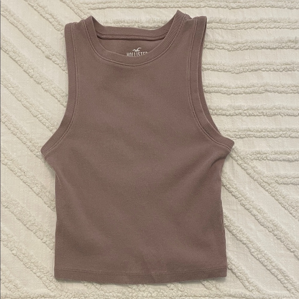 Hollister Women's Dusty Purple Tank Top